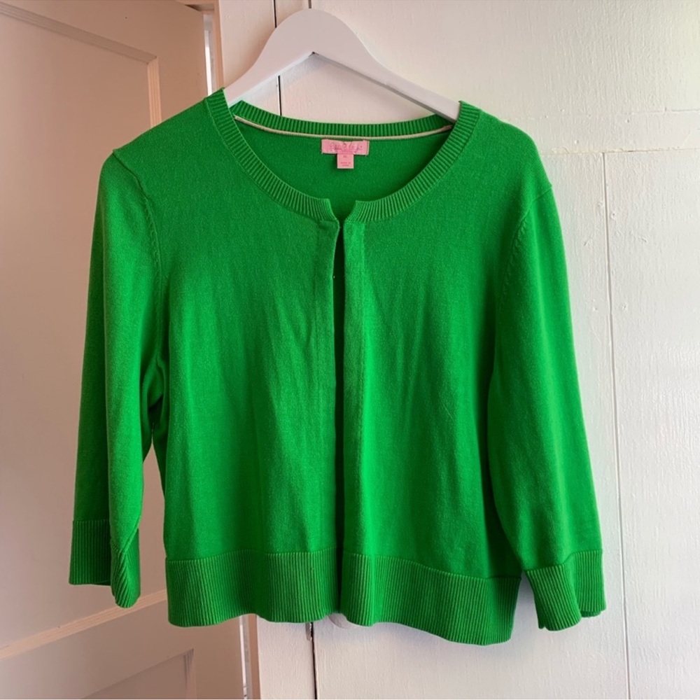 Lilly Pulitzer Green Cardigan Sweater